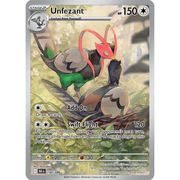 Pokemon Unfezant (150) Near Mint Holofoil