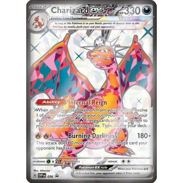 Pokemon Charizard ex (056) Near Mint Holofoil