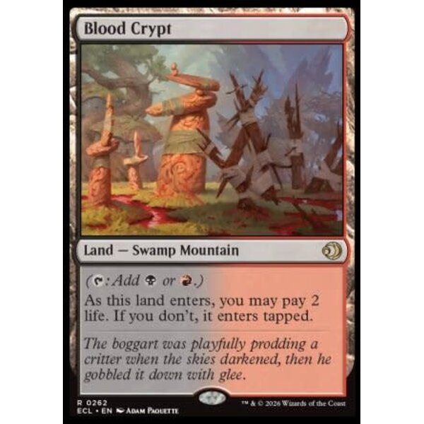 Magic: The Gathering Blood Crypt (262) Lightly Played Foil