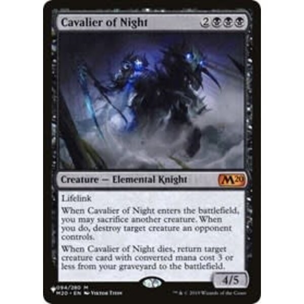 Magic: The Gathering Cavalier of Night (094) Lightly Played