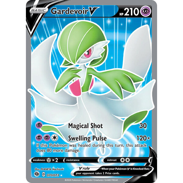 Pokemon Gardevoir V (Full Art) (070) Lightly Played Holofoil