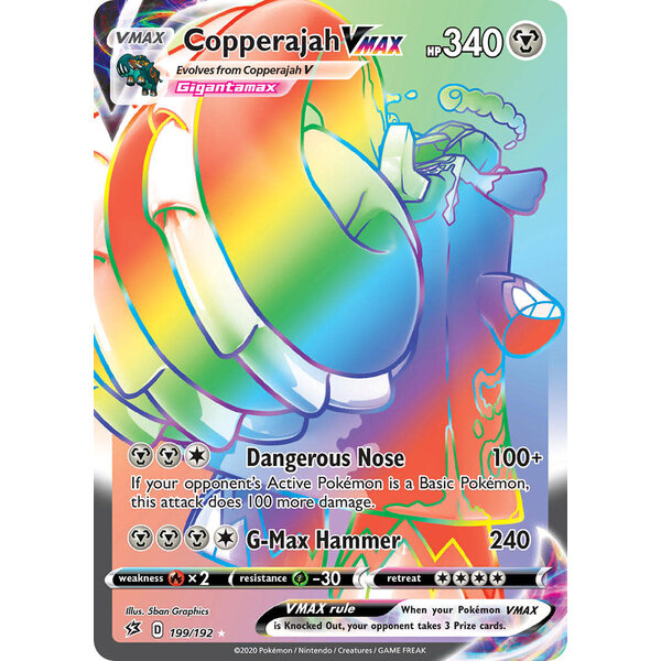 Pokemon Copperajah VMAX (Secret) (199) Near Mint Holofoil