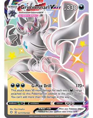 Pokemon Grimmsnarl VMAX (SV117) Lightly Played Holofoil