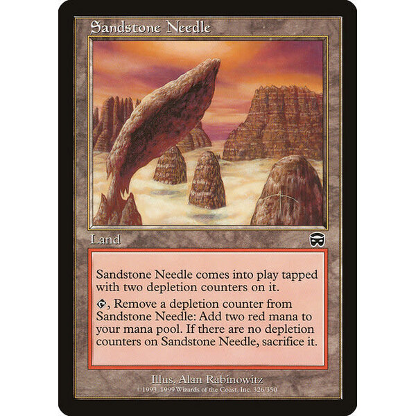 Magic: The Gathering Sandstone Needle (326) Lightly Played