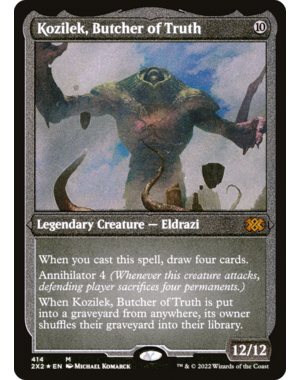 Magic: The Gathering Kozilek, Butcher of Truth (Foil Etched) (414) Near Mint Foil
