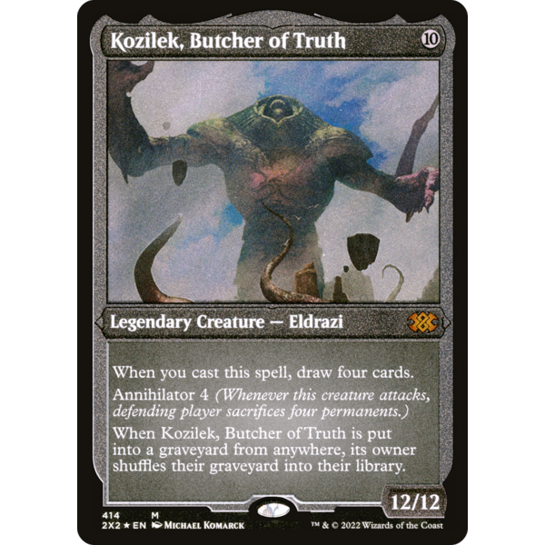 Magic: The Gathering Kozilek, Butcher of Truth (Foil Etched) (414) Near Mint Foil