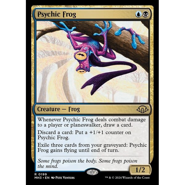 Magic: The Gathering Psychic Frog (199) Lightly Played
