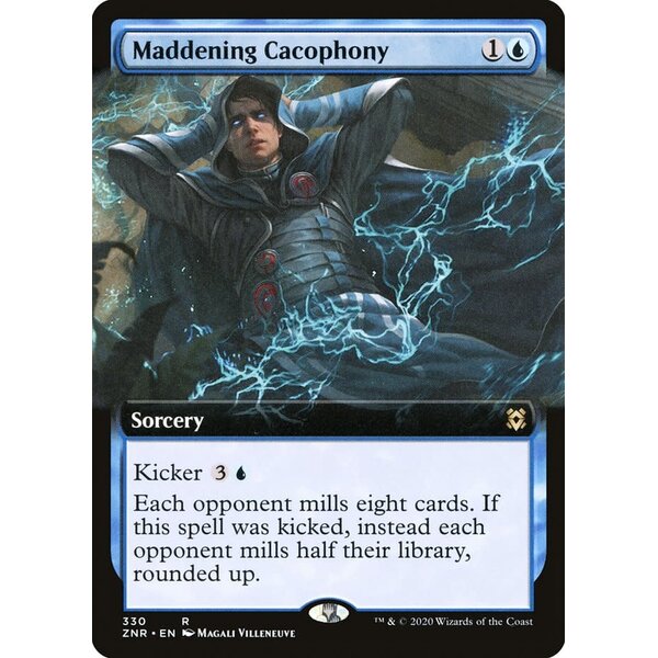 Magic: The Gathering Maddening Cacophony (Extended Art) (330) Lightly Played