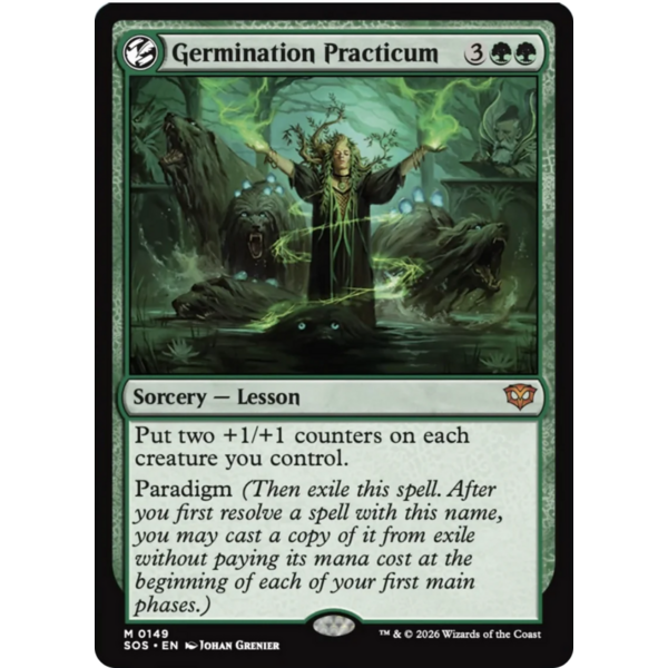 Magic: The Gathering Germination Practicum (149) Lightly Played