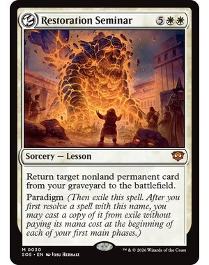Magic: The Gathering Restoration Seminar (030) Lightly Played