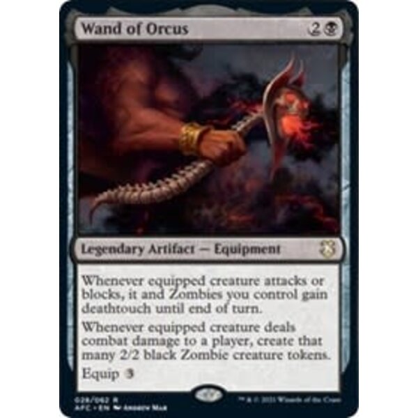Magic: The Gathering Wand of Orcus (028) Lightly Played