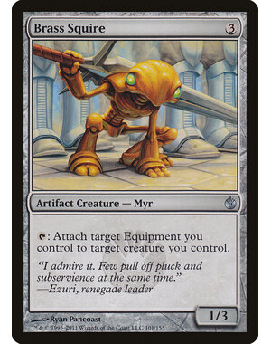 Magic: The Gathering Brass Squire (101) Lightly Played