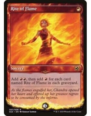 Magic: The Gathering Rite of Flame (007) Lightly Played
