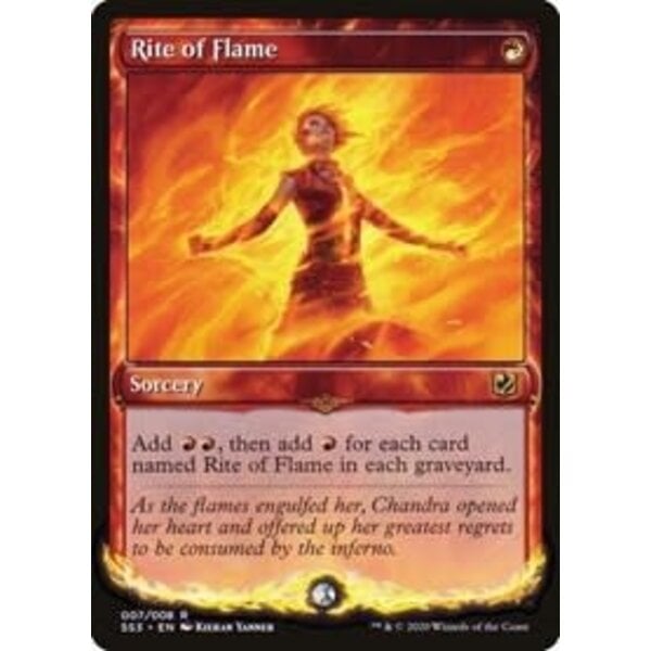 Magic: The Gathering Rite of Flame (007) Lightly Played