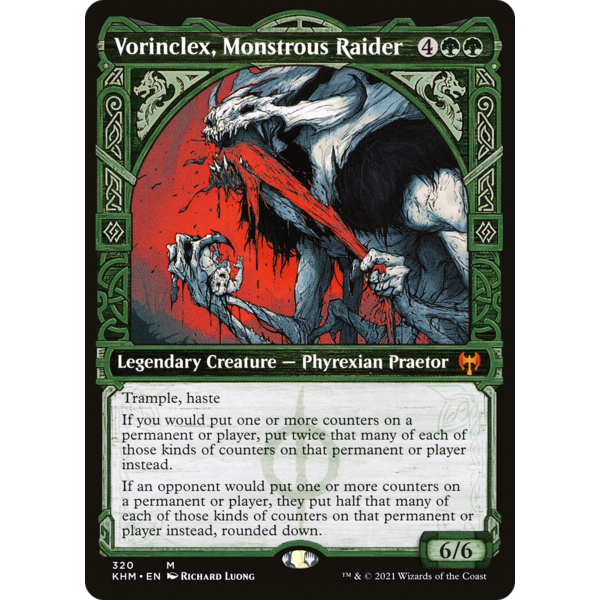 Magic: The Gathering Vorinclex, Monstrous Raider (Showcase) (320) Lightly Played