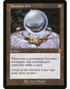 Magic: The Gathering Mesmeric Orb (031) Lightly Played Foil