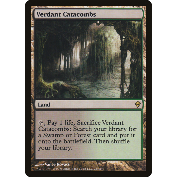 Magic: The Gathering Verdant Catacombs (229) Lightly Played