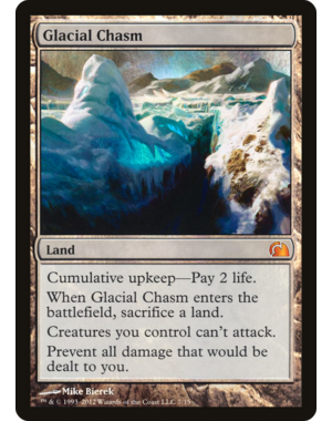 Magic: The Gathering Glacial Chasm (007) Lightly Played Foil