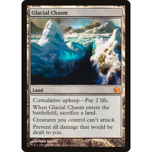 Magic: The Gathering Glacial Chasm (007) Lightly Played Foil