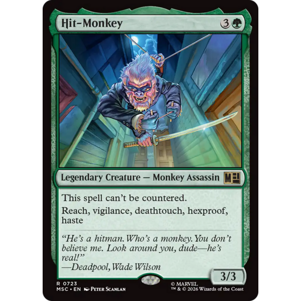 Magic: The Gathering Hit-Monkey (723) Near Mint Foil