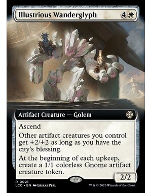 Magic: The Gathering Illustrious Wanderglyph (Extended Art) (021) Lightly Played