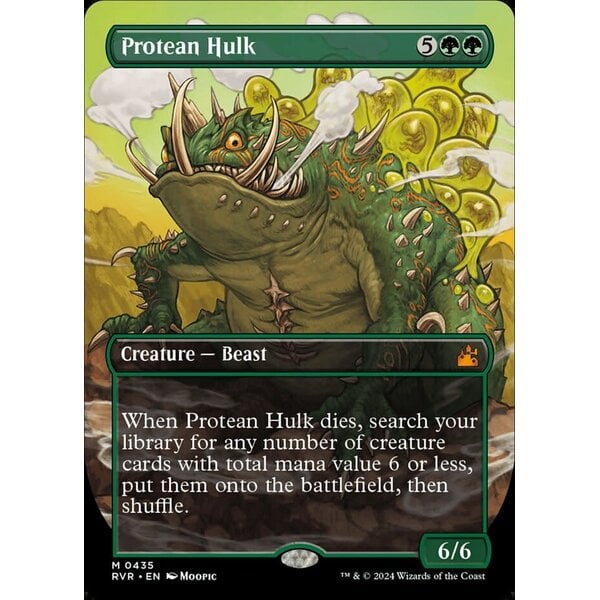 Magic: The Gathering Protean Hulk (Anime Borderless) (435) Lightly Played