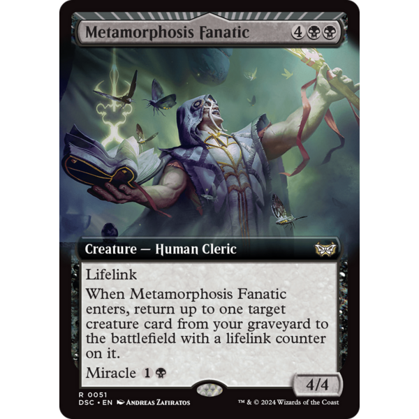 Magic: The Gathering Metamorphosis Fanatic (Extended Art) (051) Lightly Played