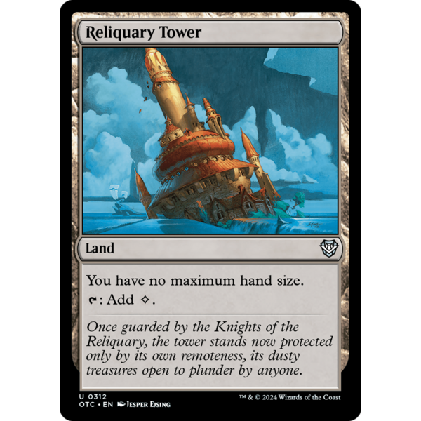 Magic: The Gathering Reliquary Tower (312) Lightly Played