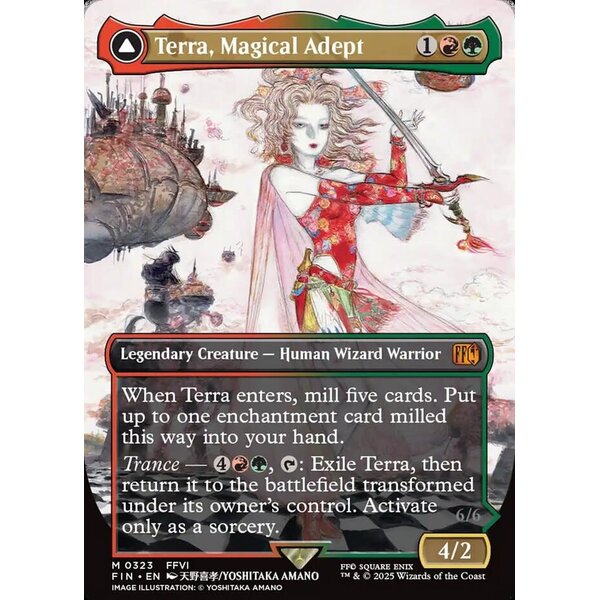 Magic: The Gathering Terra, Magical Adept (Borderless) (323) Lightly Played