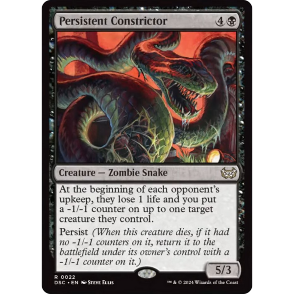 Magic: The Gathering Persistent Constrictor (022) Near Mint