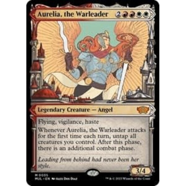 Magic: The Gathering Aurelia, the Warleader (035) Lightly Played