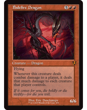 Magic: The Gathering Balefire Dragon (Retro Frame) (479) Near Mint