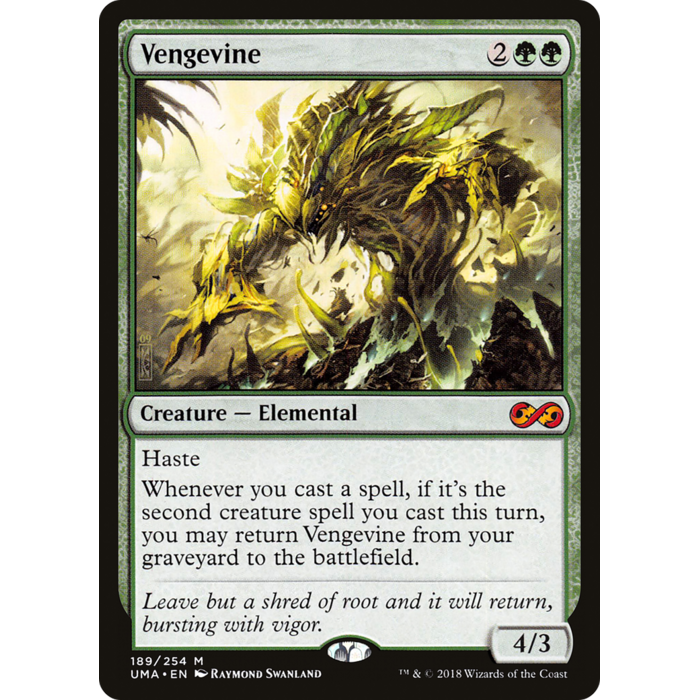Magic: The Gathering Vengevine (189) Lightly Played