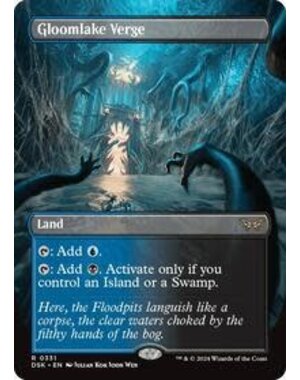 Magic: The Gathering Gloomlake Verge (Borderless) (331) Lightly Played