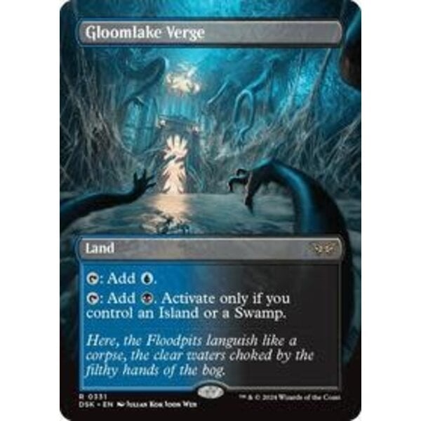 Magic: The Gathering Gloomlake Verge (Borderless) (331) Lightly Played