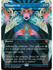 Magic: The Gathering Thoughtcast (Borderless) (085) Lightly Played Foil