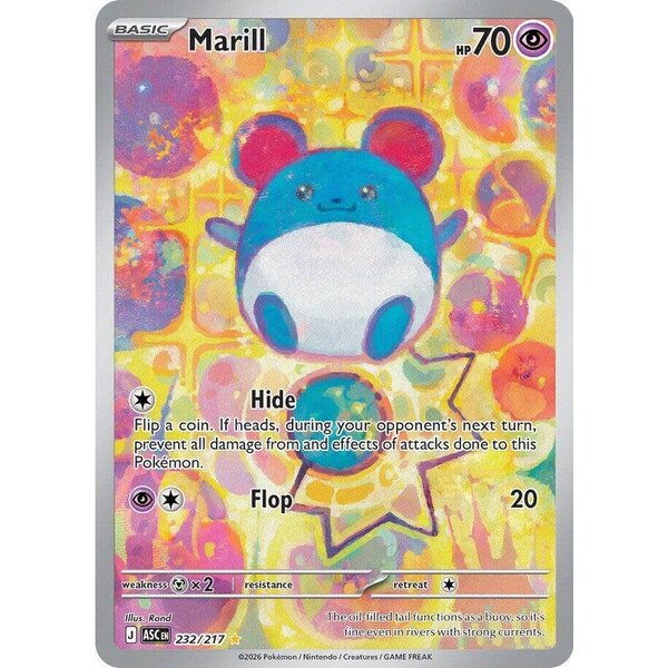 Pokemon Marill (232) Near Mint Holofoil