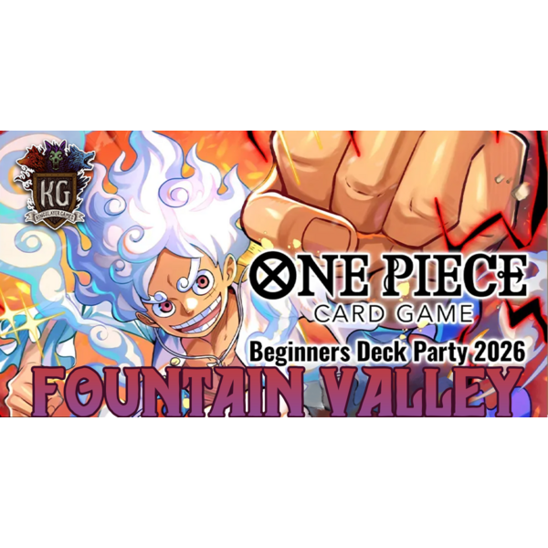 Bandai 8/06/26 Fountain Valley One Piece Beginner's Deck Party 2026 [ST-31~ST-36] Thursday 7 PM