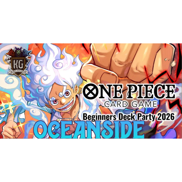 Bandai 8/03/26 Oceanside One Piece Beginner's Deck Party 2026 [ST-31~ST-36] Monday 630 PM