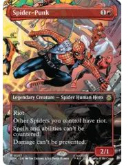 Magic: The Gathering Spider-Punk (Borderless) (207) Near Mint Foil