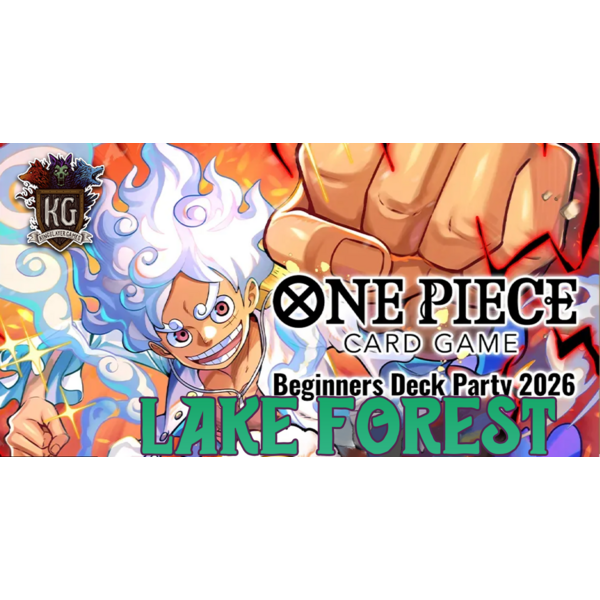 Bandai 8/05/26 Lake Forest One Piece Beginner's Deck Party 2026 [ST-31~ST-36] Wednesday 630 PM