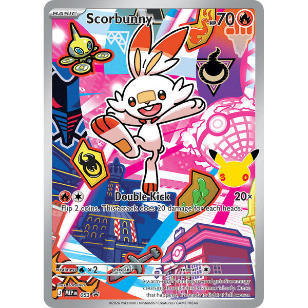 Pokemon Scorbunny (053) Lightly Played Holofoil