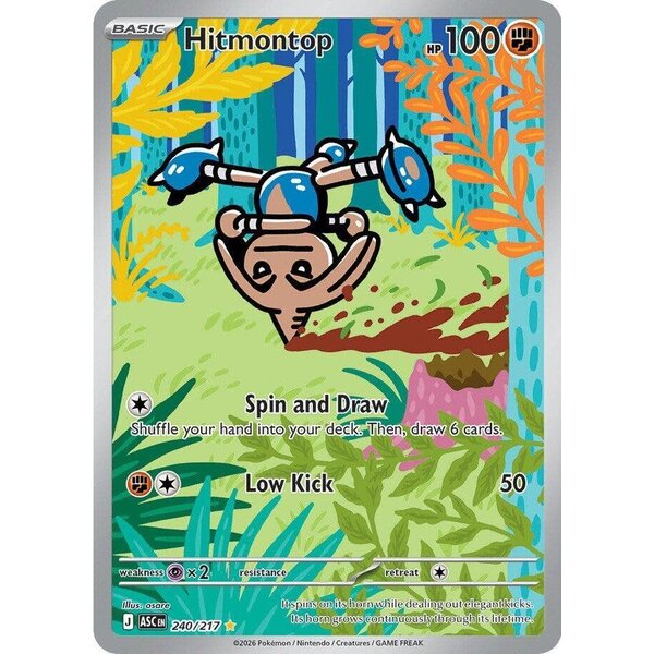 Pokemon Hitmontop (240) Lightly Played Holofoil