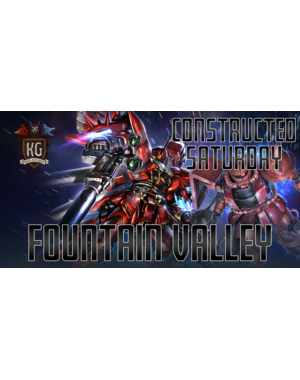 Bandai 8/22/26 Fountain Valley Gundam Constructed Saturday 12 PM