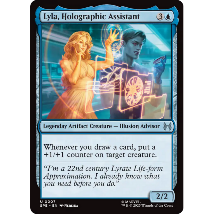Magic: The Gathering Lyla, Holographic Assistant (007) Lightly Played
