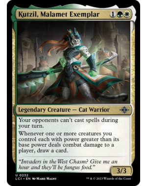 Magic: The Gathering Kutzil, Malamet Exemplar (232) Lightly Played