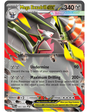 Pokemon Mega Excadrill ex (065) Near Mint Holofoil