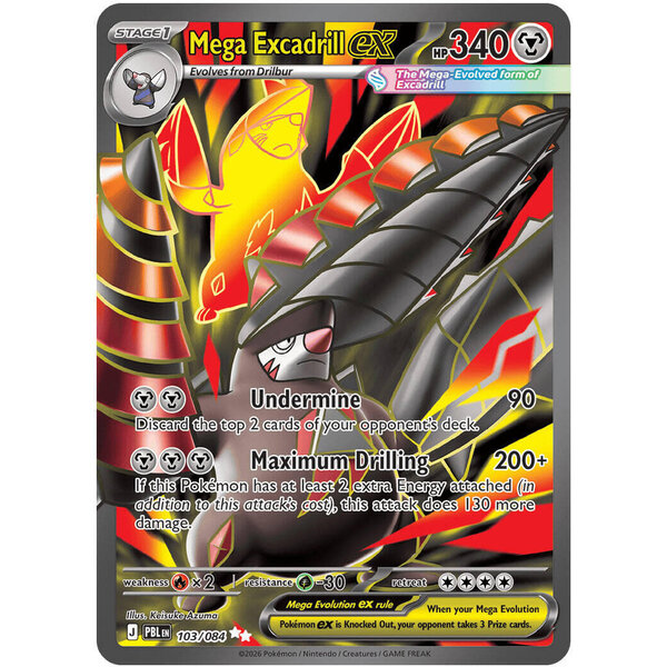 Pokemon Mega Excadrill ex (103) Near Mint Holofoil