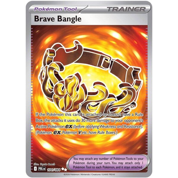 Pokemon Brave Bangle (104) Lightly Played Holofoil