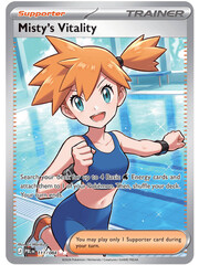 Pokemon Misty's Vitality (111) Near Mint Holofoil